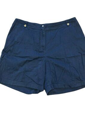 Polo Ralph Lauren Performance Shorts Sz 18W Tailored Fit Navy 9" Inseam